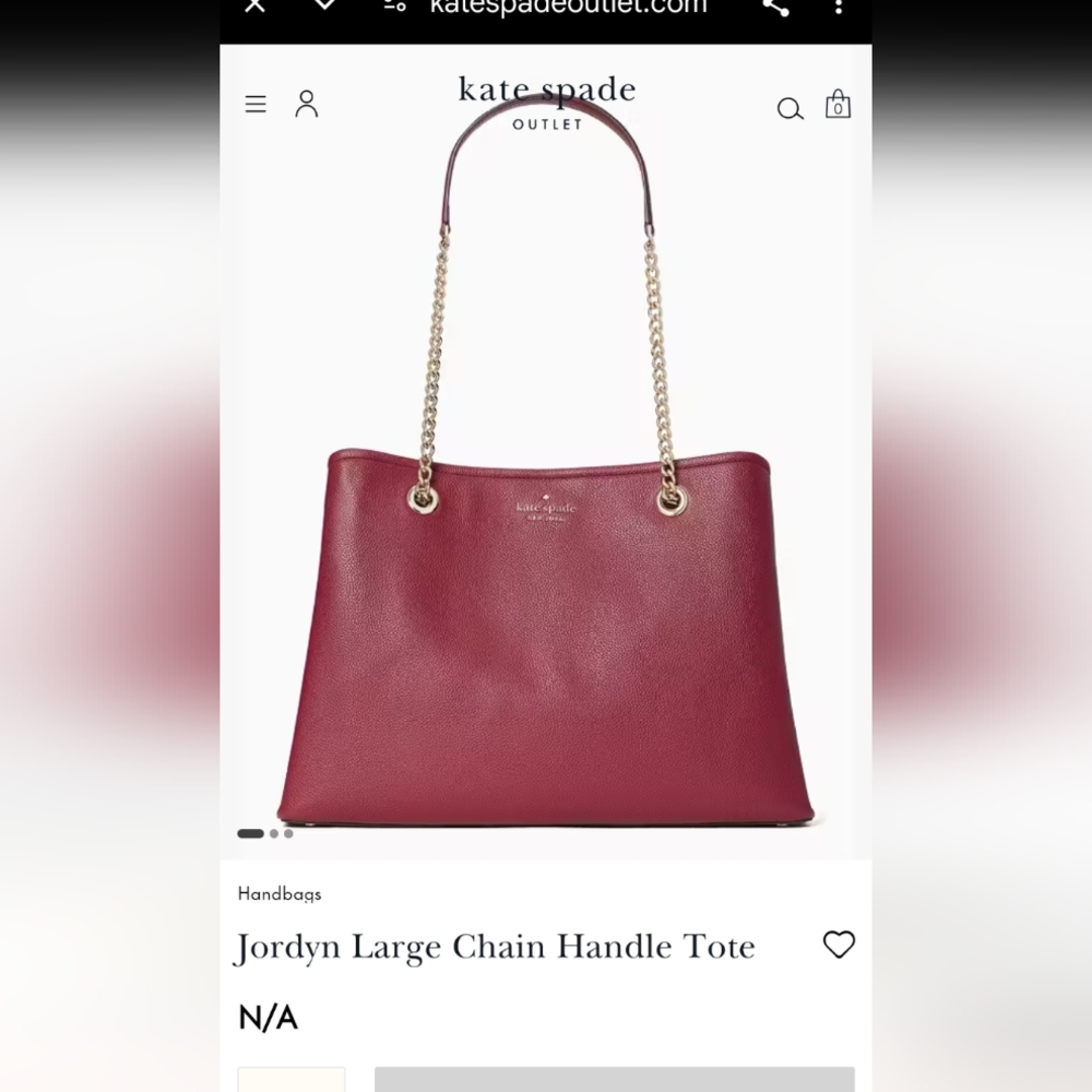 Kate Spade Burgundy Satchel and Wallet Set - Picture 11 of 16